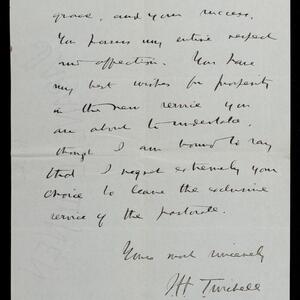 a page of handwritten text