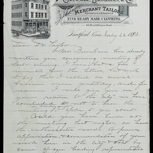 a page of handwritten text
