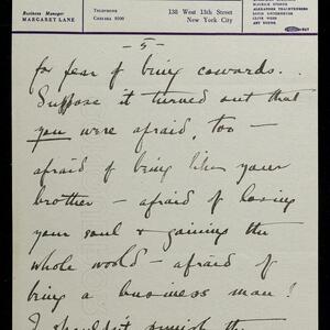 a page of handwritten text
