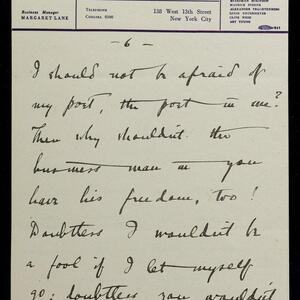 a page of handwritten text