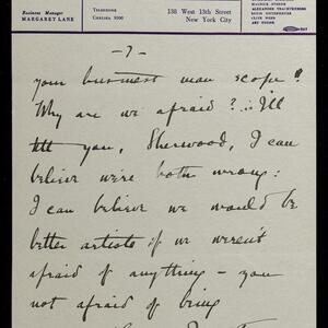 a page of handwritten text