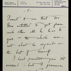 a page of handwritten text