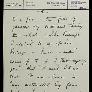 a page of handwritten text
