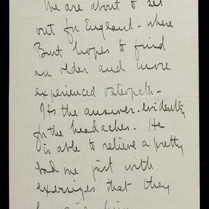 a page of handwritten text