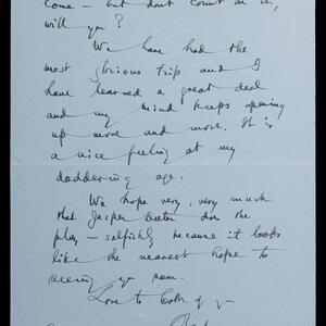 a page of handwritten text