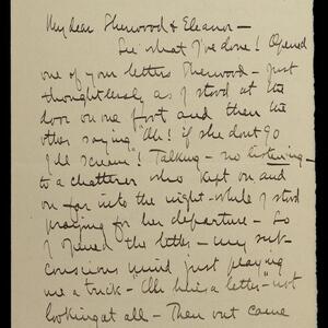 a page of handwritten text