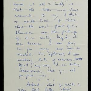 a page of handwritten text