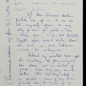 a page of handwritten text
