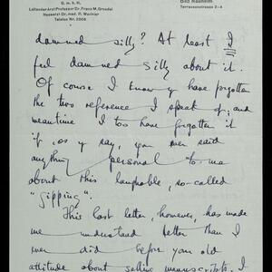 a page of handwritten text