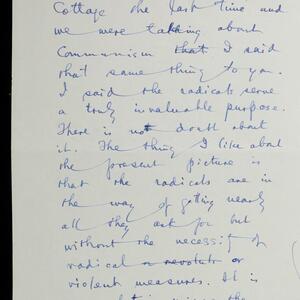 a page of handwritten text
