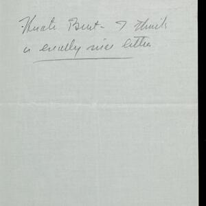 a page of handwritten text