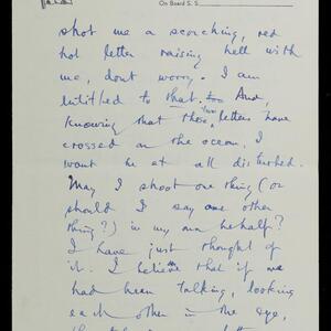 a page of handwritten text