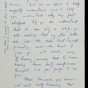 a page of handwritten text