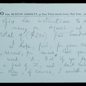 a page of handwritten text