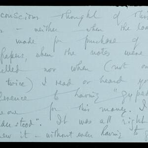 a page of handwritten text