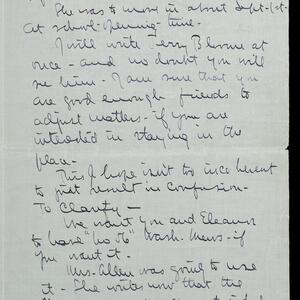 a page of handwritten text