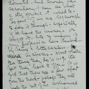 a page of handwritten text
