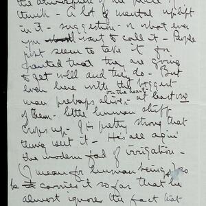 a page of handwritten text