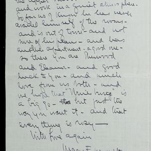 a page of handwritten text
