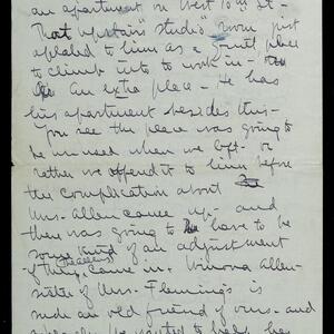 a page of handwritten text