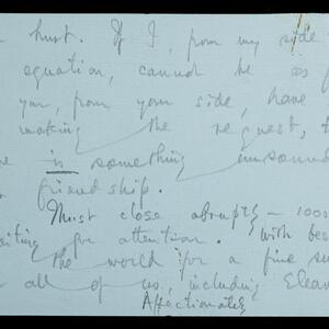 a page of handwritten text