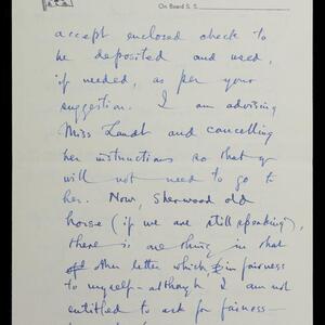 a page of handwritten text