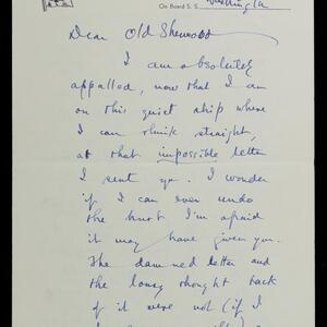 a page of handwritten text