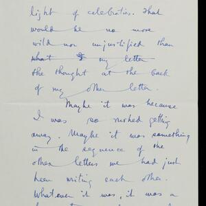 a page of handwritten text