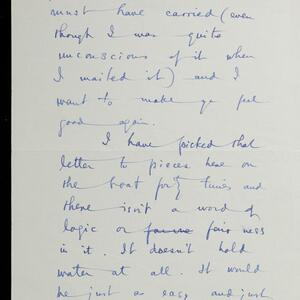 a page of handwritten text