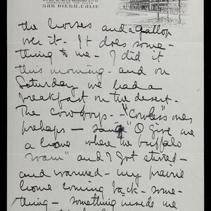a page of handwritten text