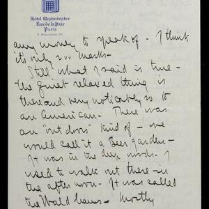 a page of handwritten text