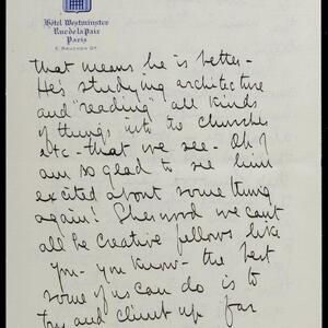 a page of handwritten text