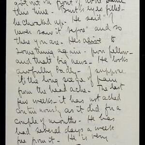 a page of handwritten text