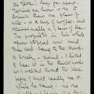 a page of handwritten text