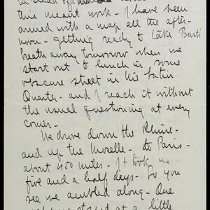 a page of handwritten text