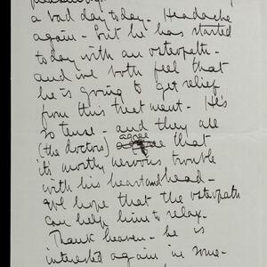 a page of handwritten text