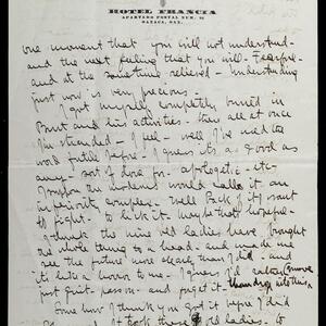 a page of handwritten text