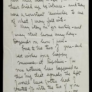 a page of handwritten text