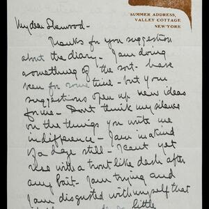 a page of handwritten text