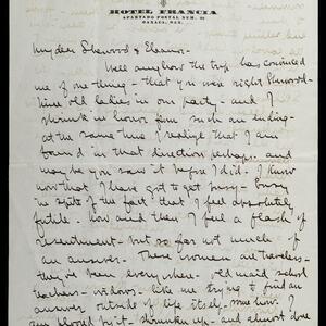 a page of handwritten text