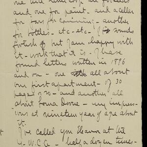 a page of handwritten text