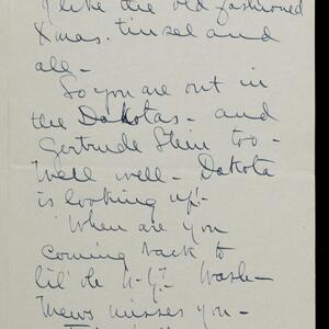 a page of handwritten text
