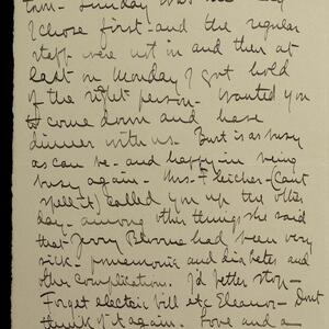 a page of handwritten text