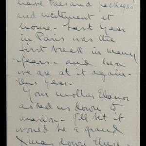 a page of handwritten text