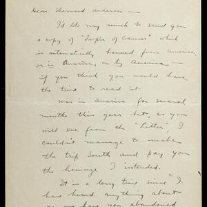 a page of handwritten text