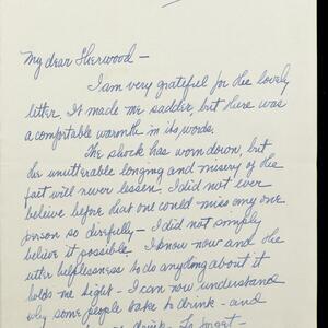 a page of handwritten text