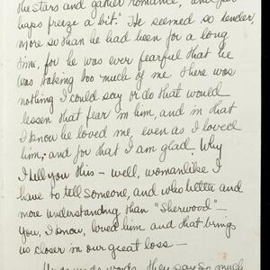 a page of handwritten text