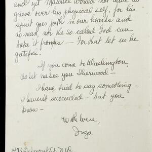 a page of handwritten text