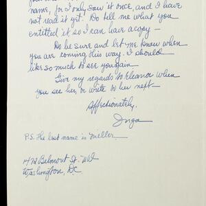 a page of handwritten text