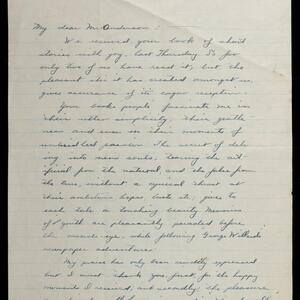a page of handwritten text
